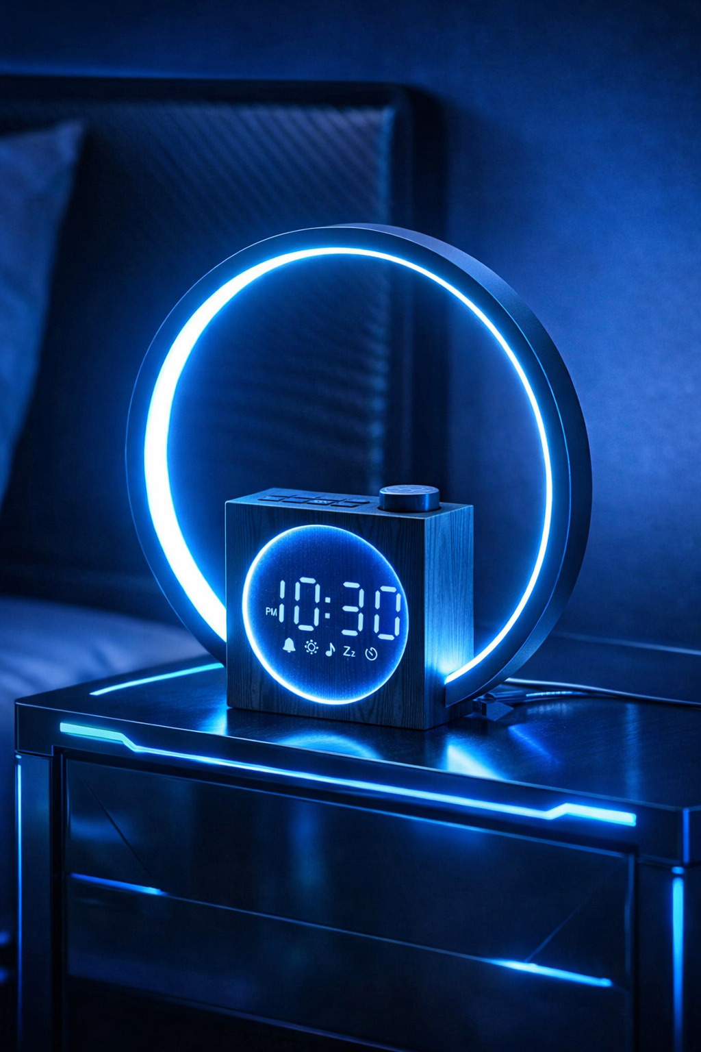 Aurora Glow Clock