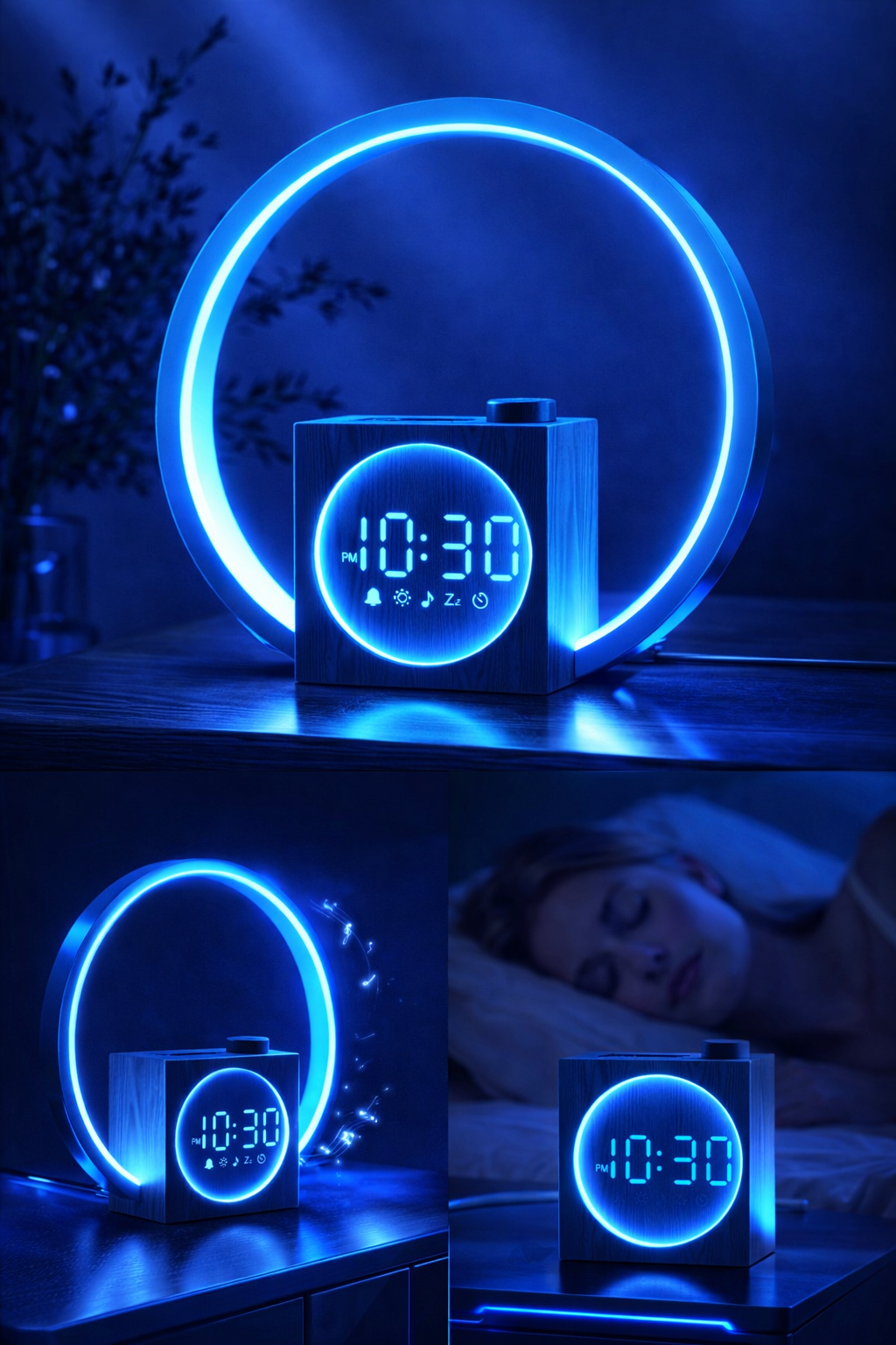 Aurora Glow Clock